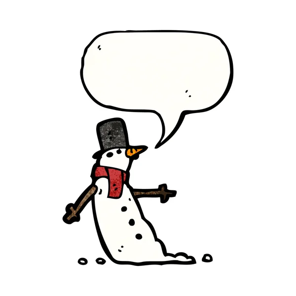 雪人 — 图库矢量图片