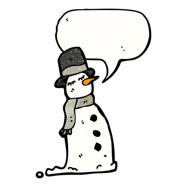 Traditionele sneeuwpop — Stockvector