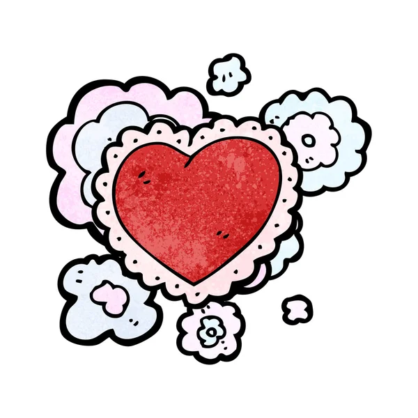 Kärlek Hjärta — Stock vektor