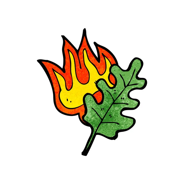 Спалювання лист — стоковий вектор