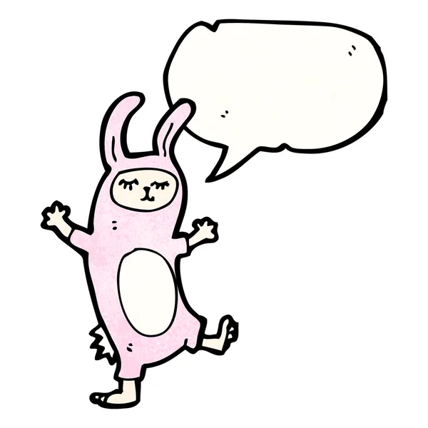 Costume de lapin — Image vectorielle