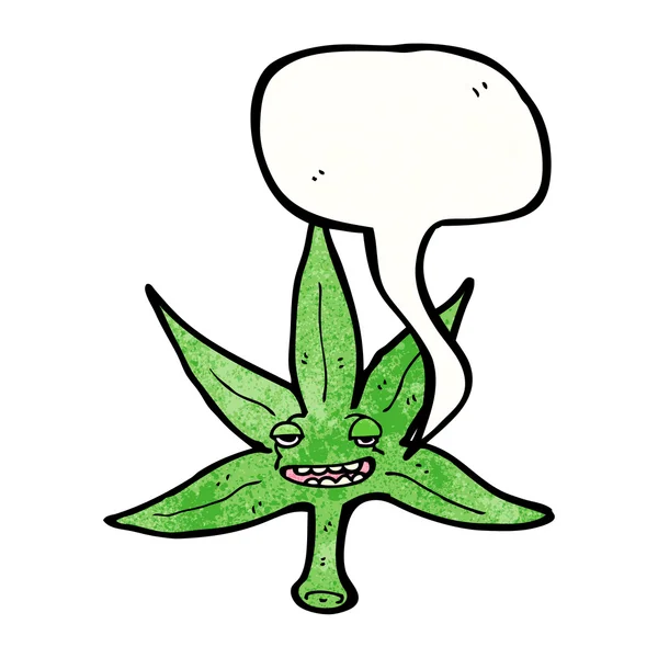 Лист марихуаны — стоковый вектор