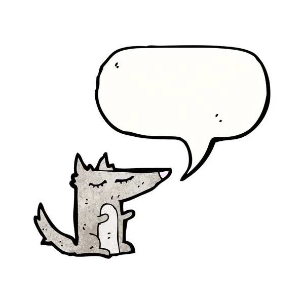 Petit loup — Image vectorielle