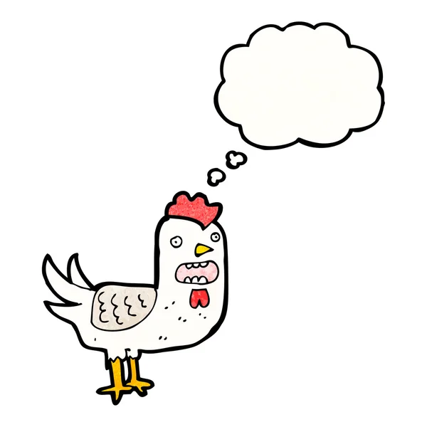 Funny chicken — Stock Vector