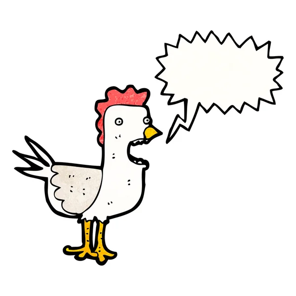 Funny chicken — Stock Vector