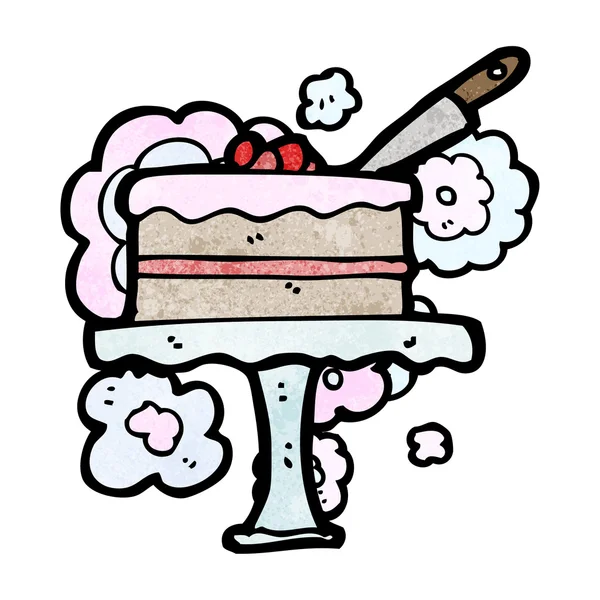 Birthday cake — Stock Vector