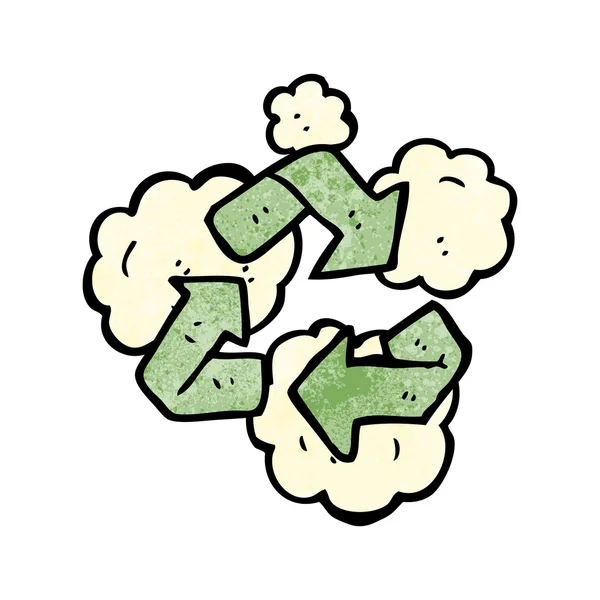 Symbole de flèche de recyclage — Image vectorielle