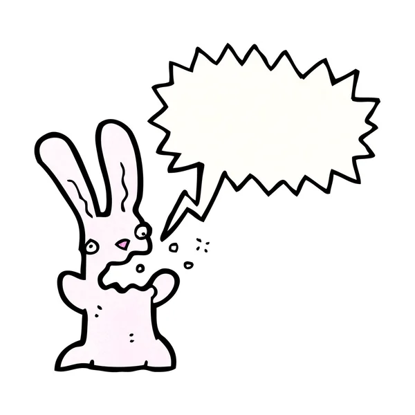 ウサギのげっぷ — ストックベクタ