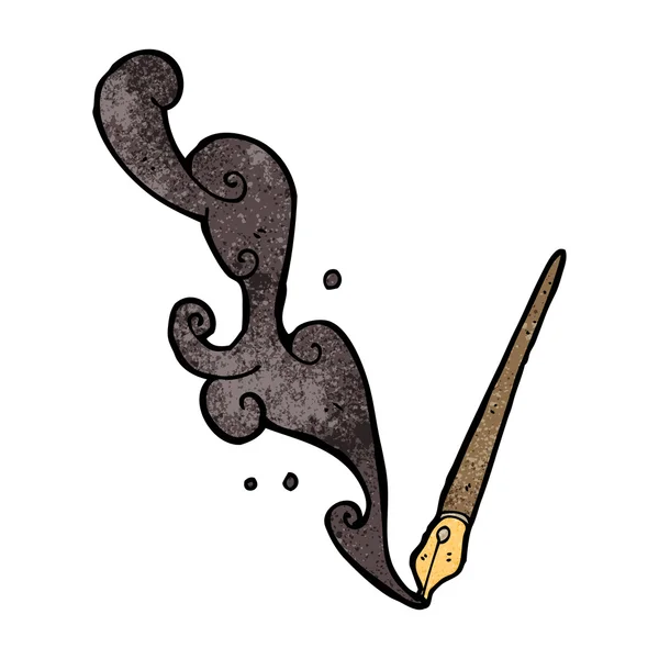 Pluma de tinta — Vector de stock