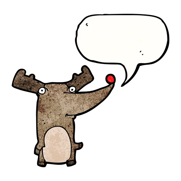 Rudolf de Natal — Vetor de Stock
