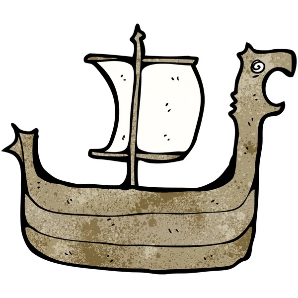 Nave vikinga — Vector de stock
