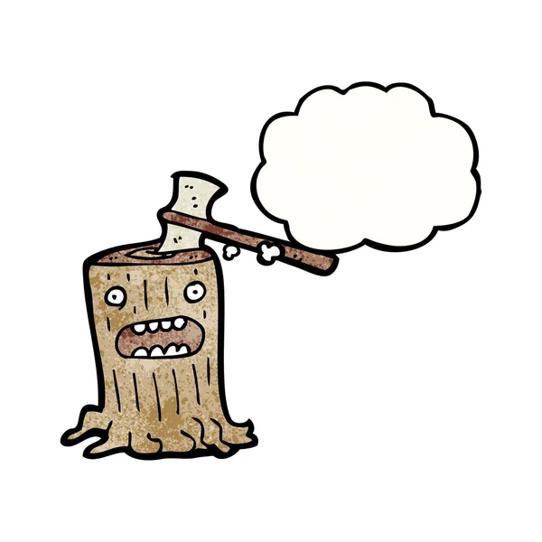 Trozo de árbol — Vector de stock