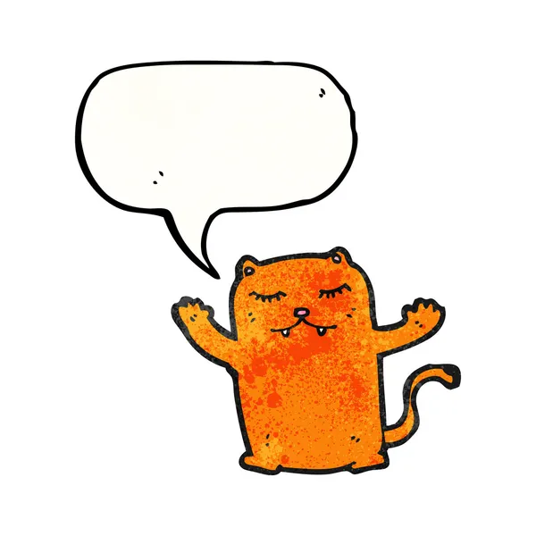 Orange katt — Stock vektor