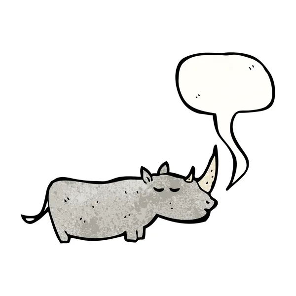 Rinoceronte — Vettoriale Stock