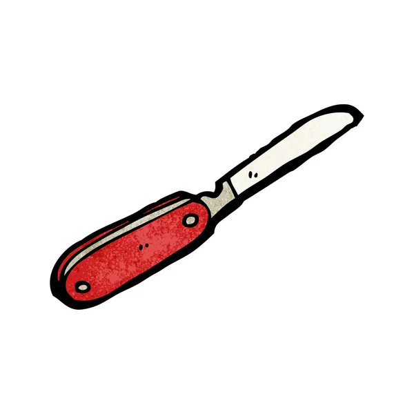 Cuchillo pluma — Vector de stock