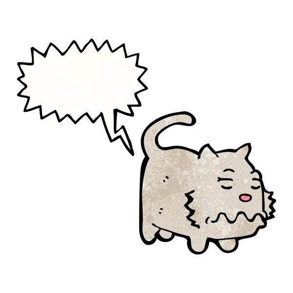 Пердящая кошка — стоковый вектор