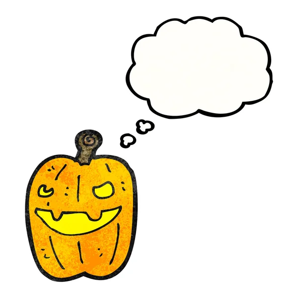 Spooky pumpkin — Stock Vector