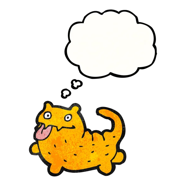 Cat with thought bubble — Stock Vector