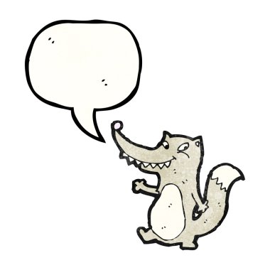 Kurt ile konuşma balonu