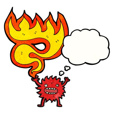 küçük ateş canavar