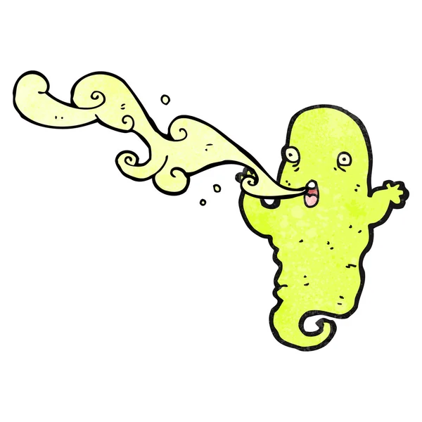 Spooky slime ghost — Stock Vector