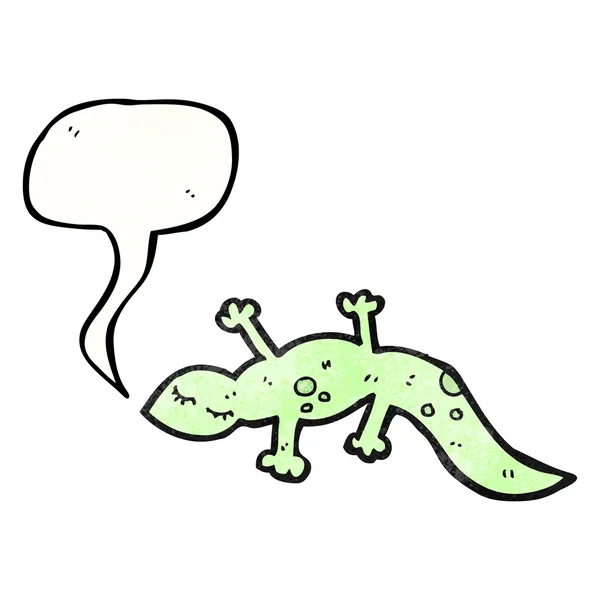 蜥蜴与思想泡泡 — 图库矢量图片