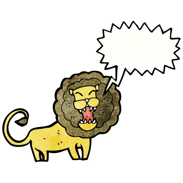 Roaring lion — Stock Vector