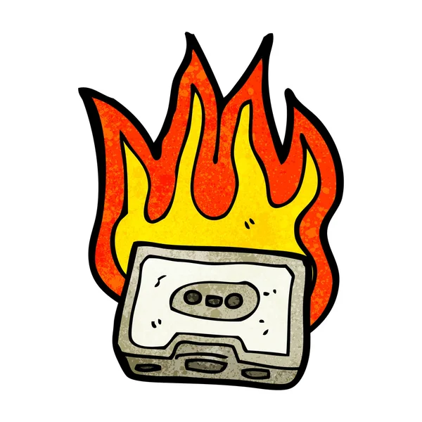 Bande de cassette rétro — Image vectorielle