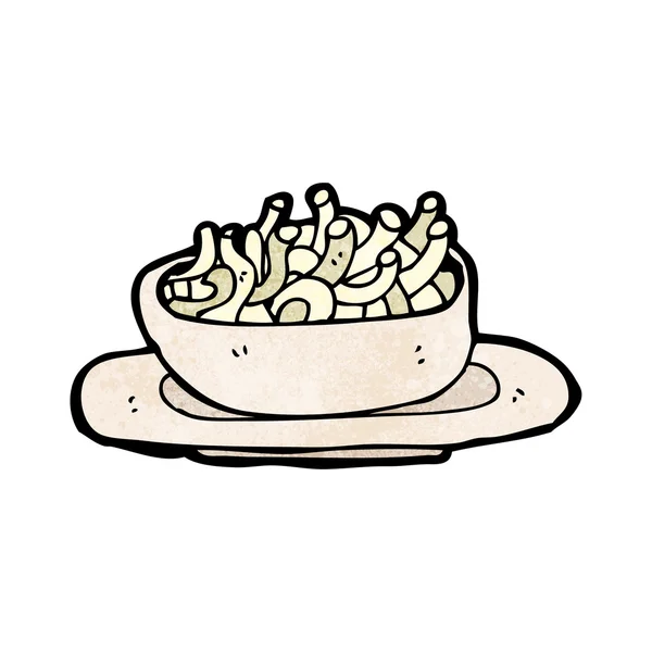 Cuenco de fideos — Vector de stock