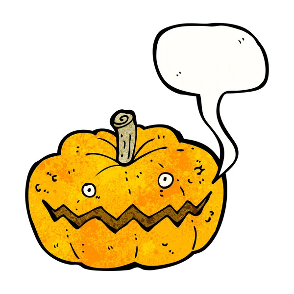 Spooky pumpkin — Stock Vector