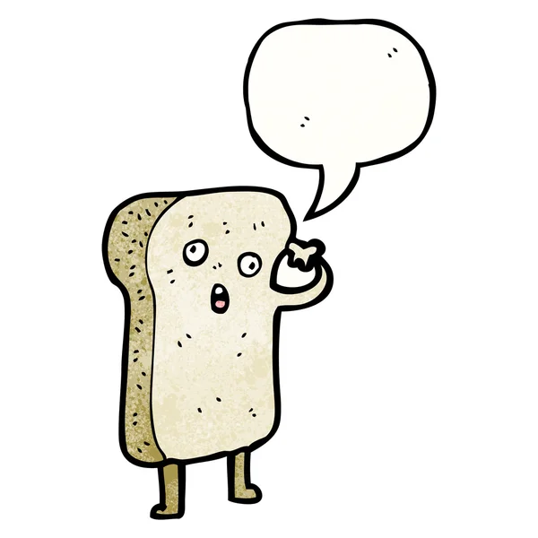 Кусочек хлеба — стоковый вектор