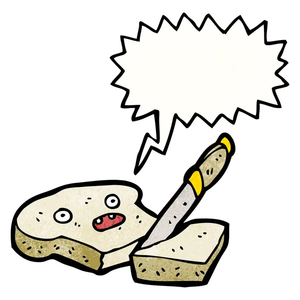 Kromka chleba — Wektor stockowy