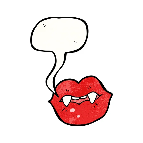 Σέξι βαμπίρ χείλη — Διανυσματικό Αρχείο