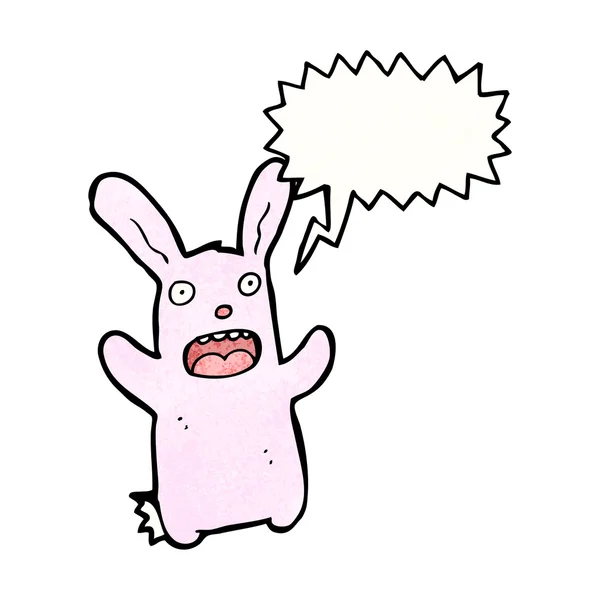 Vyděšený králík — Stockový vektor
