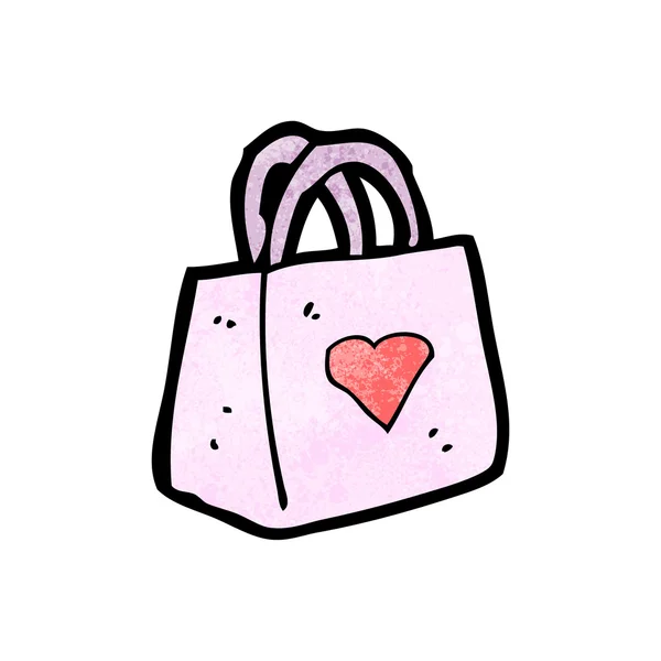 Valentine sac cadeau — Image vectorielle