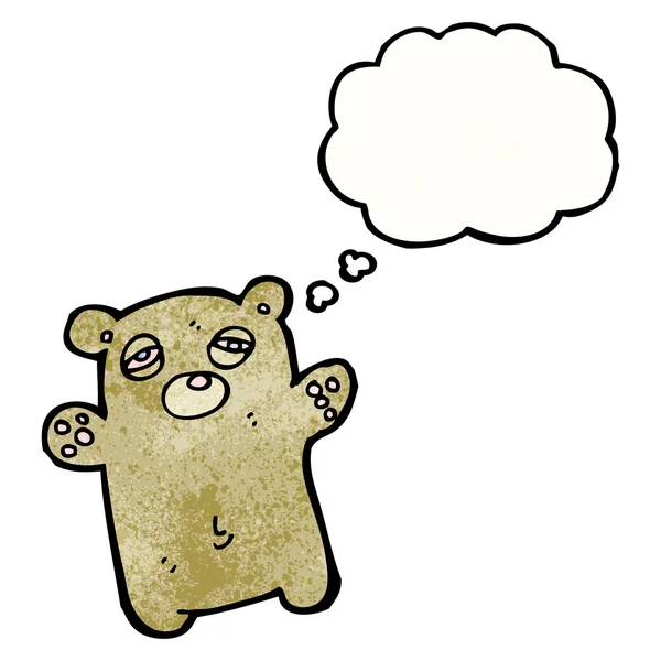 Κουρασμένος του μικρό αρκουδάκι — Διανυσματικό Αρχείο