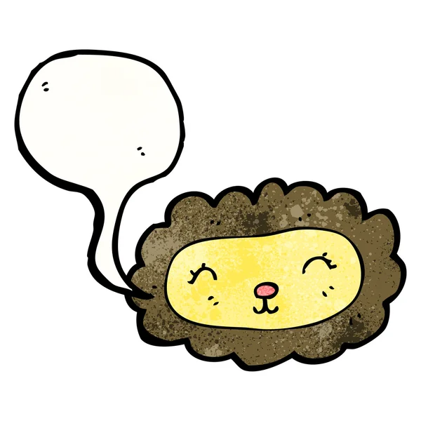 León con burbuja de habla — Archivo Imágenes Vectoriales