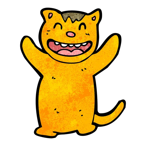 Gato sonriente — Vector de stock