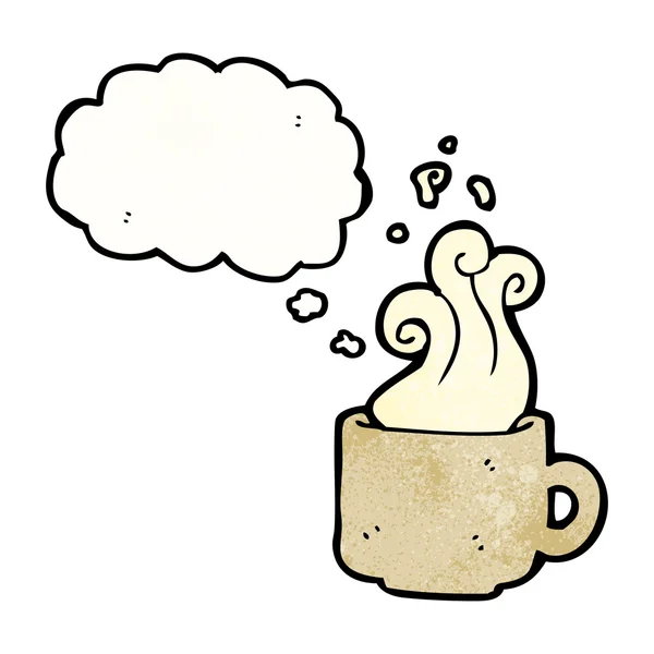 Tazza calda di caffè — Vettoriale Stock