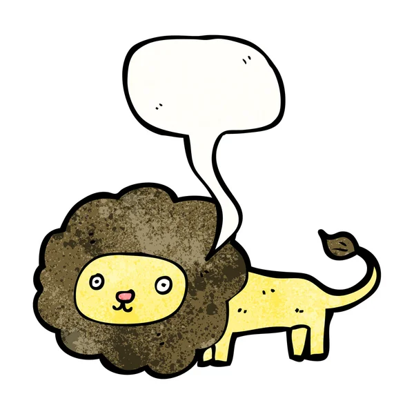 思考のライオン — ストックベクタ