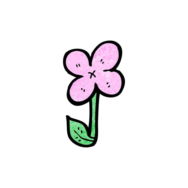 Kleine bloem cartoon — Stockvector