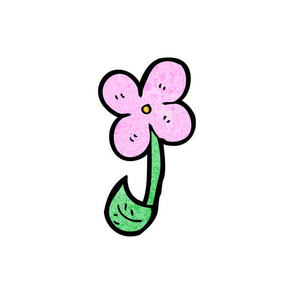 Kleine bloem cartoon — Stockvector