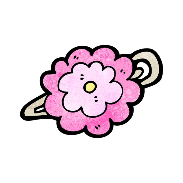 Haarspange für Blume — Stockvektor