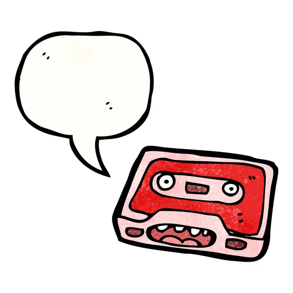 Retro cassette tape — Stock Vector