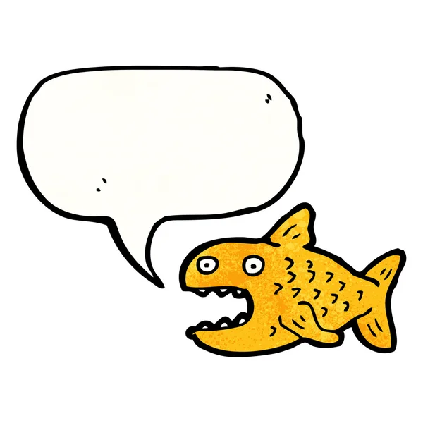 Talking fish — Stock Vector