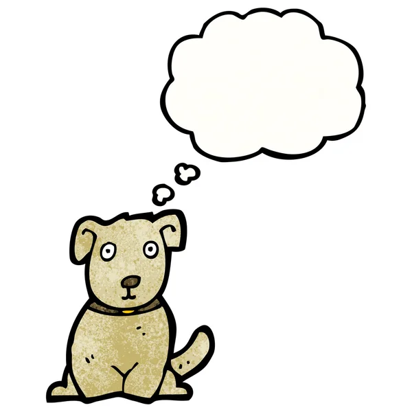 Dog with thought bubble — Stock Vector