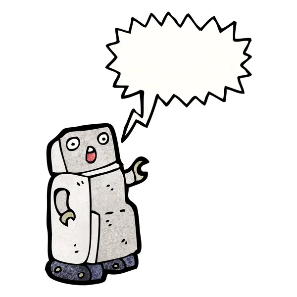 Talking robot — Stockvector