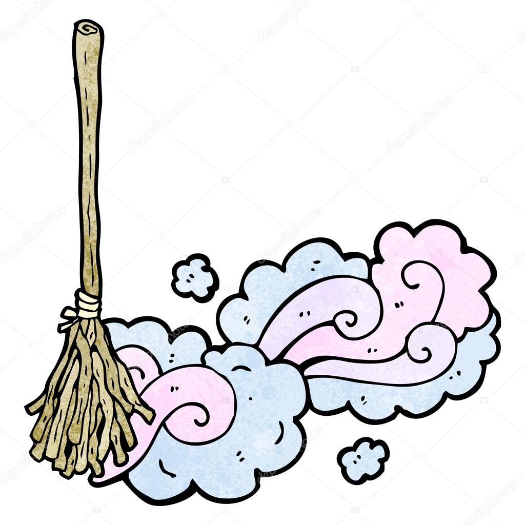 Magic broom sweeping