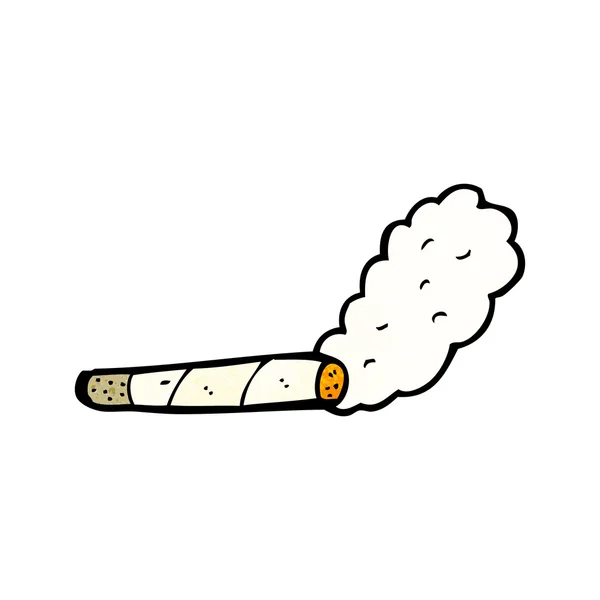 Fumar cigarrillo — Vector de stock