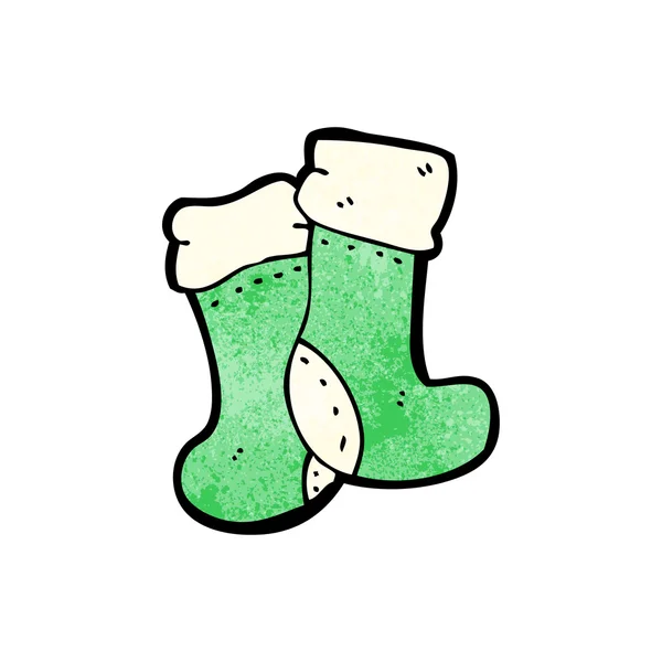 Zelený ponožky — Stockový vektor
